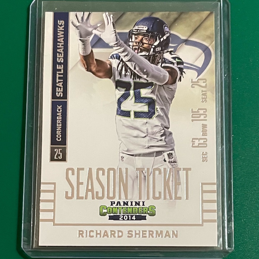 Richard Sherman #86 2014 Panini Contenders Football Trading Card